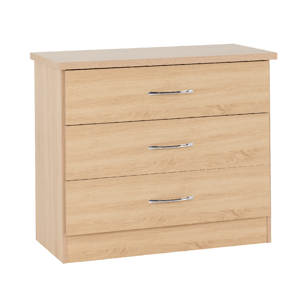 Nevada 3 Drawer Chest - Seconique