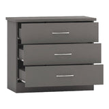 Nevada 3 Drawer Chest - Seconique