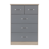 Nevada 3+2 Drawer Chest - Seconique
