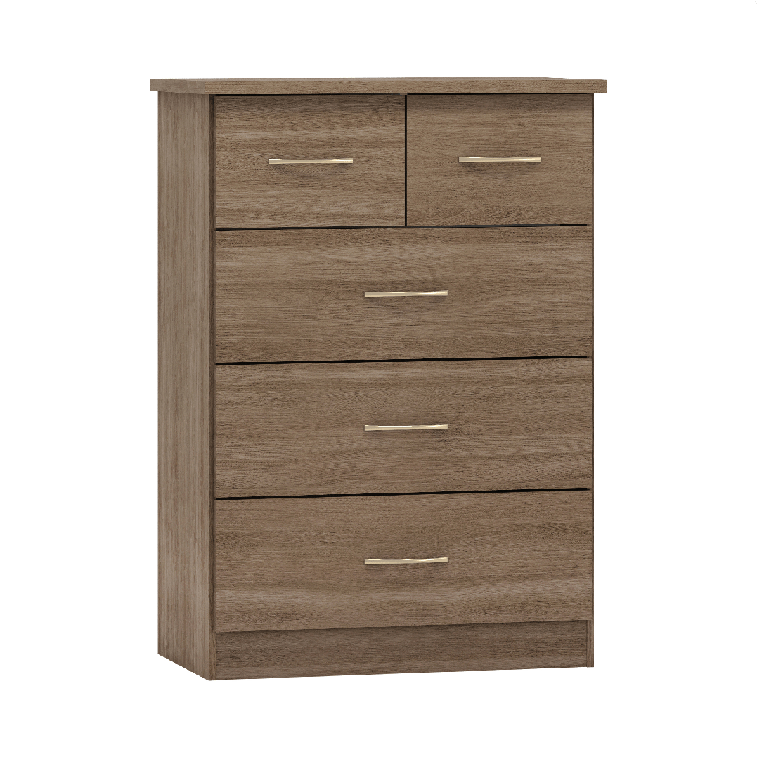 Nevada 3+2 Drawer Chest - Seconique