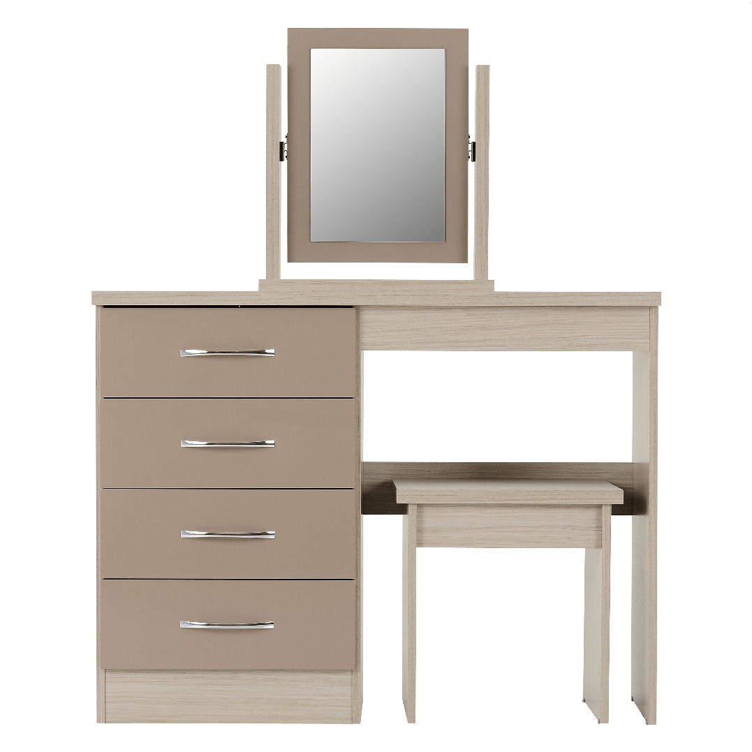 Nevada 4 Drawer Dressing Table Set - Seconique
