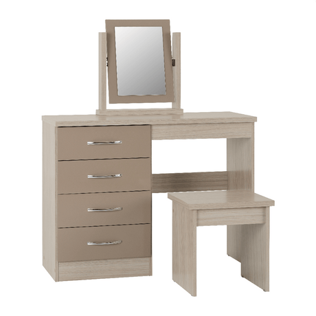 Nevada 4 Drawer Dressing Table Set - Seconique