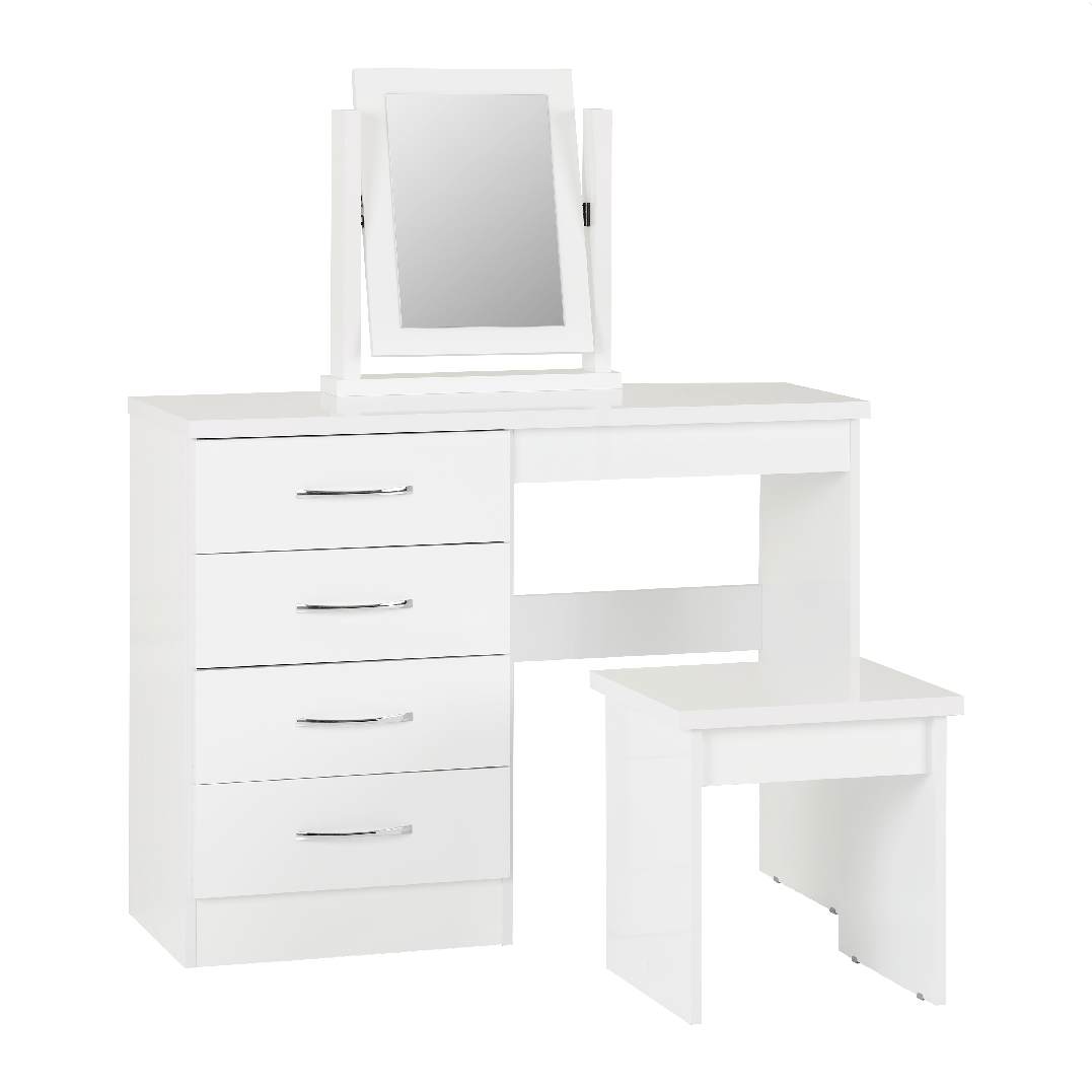 Nevada 4 Drawer Dressing Table Set - Seconique