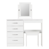 Nevada 4 Drawer Dressing Table Set - Seconique