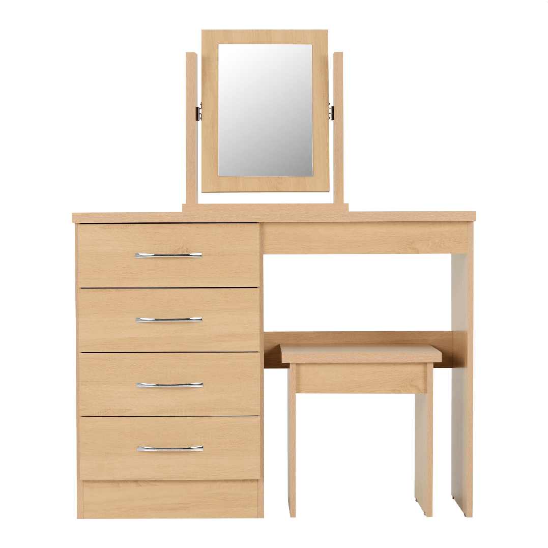 Nevada 4 Drawer Dressing Table Set - Seconique