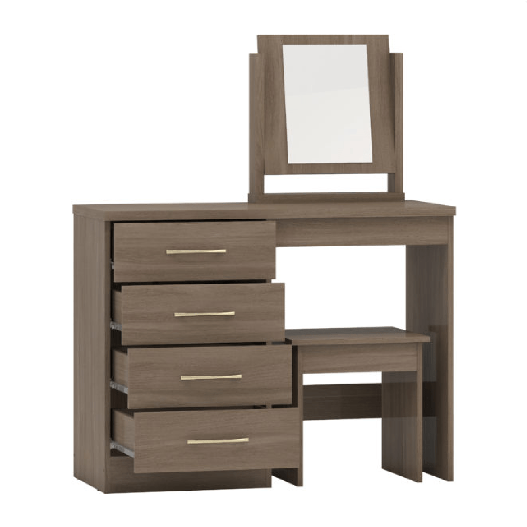 Nevada 4 Drawer Dressing Table Set - Seconique