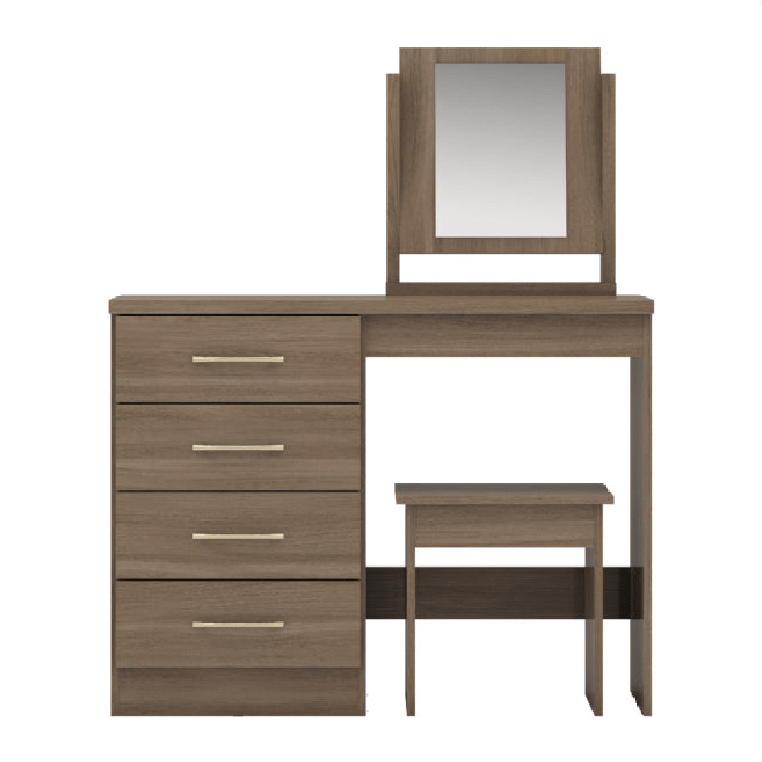 Nevada 4 Drawer Dressing Table Set - Seconique