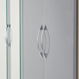 Nevada 6 Door 2 Drawer Mirrored Wardrobe - Seconique