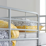 Nexus Triple Sleeper Silver Metal Bunk Bed - Birlea