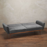 Nico 3 Seater Velvet Fold Down Sofa Bed - LPD