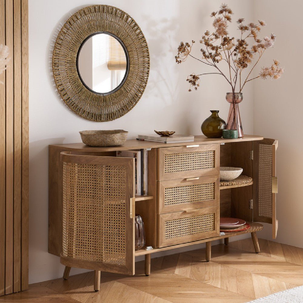 Noah 2 Door 3 Drawer Sideboard - Birlea