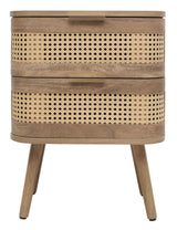 Noah 2 Drawer Bedside Table - Birlea
