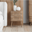 Noah 2 Drawer Bedside Table - Birlea