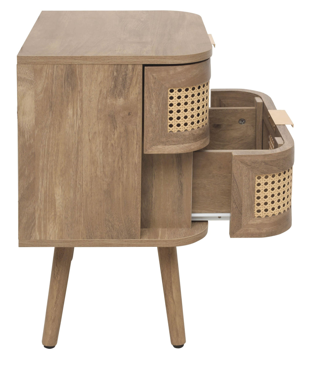 Noah 2 Drawer Bedside Table - Birlea