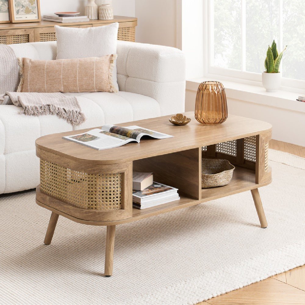 Noah 2 Open Shelf Coffee Table – Own Furniture