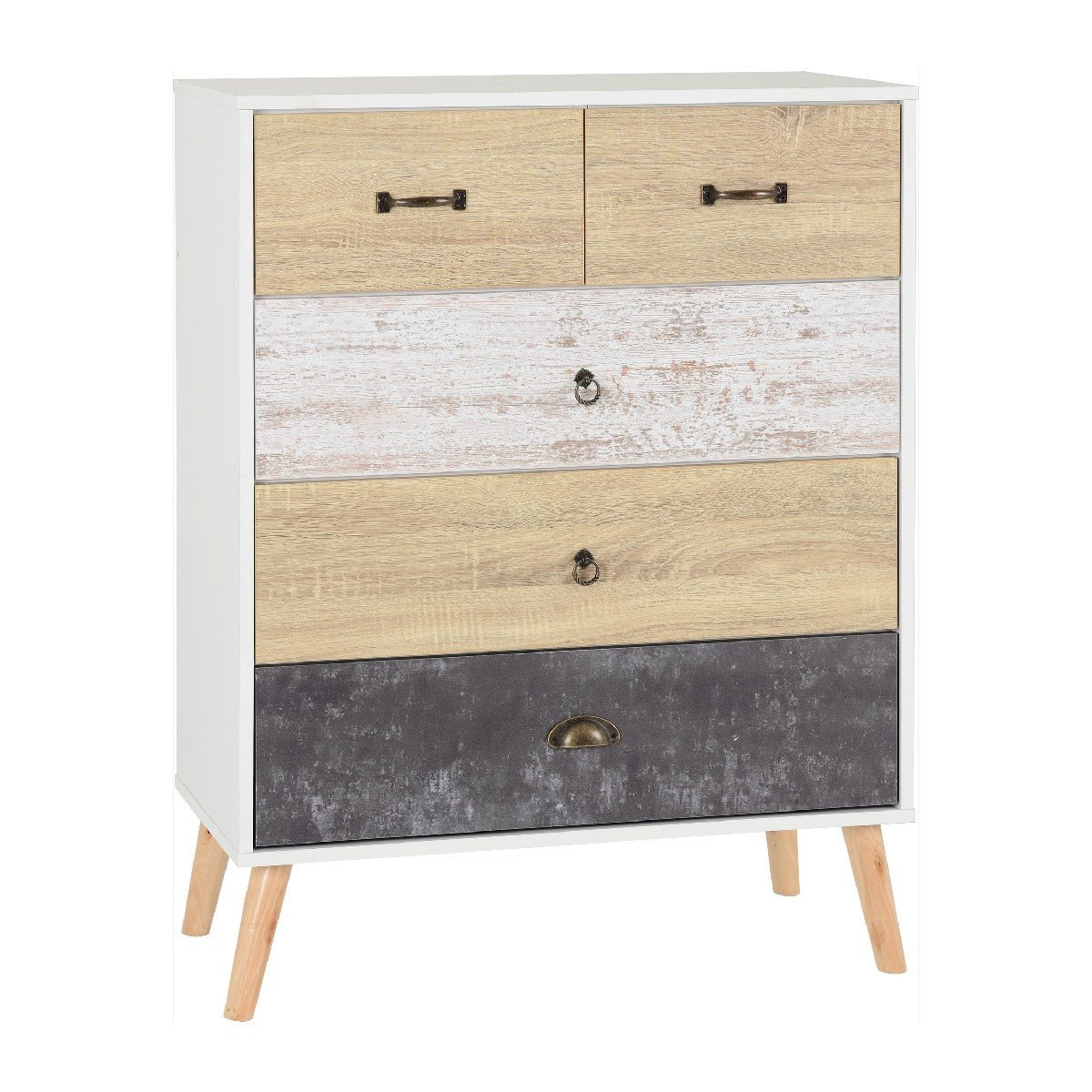 Nordic 3+2 Drawer Chest - Seconique