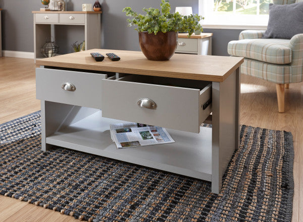 Lancaster 2 Drawer Coffee Table