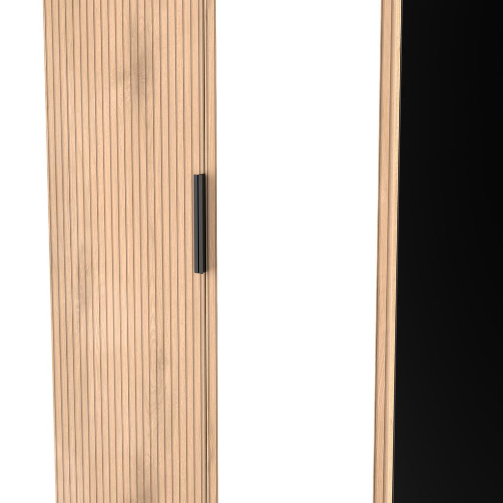 Java Mirrored 2 Door Double Wardrobe
