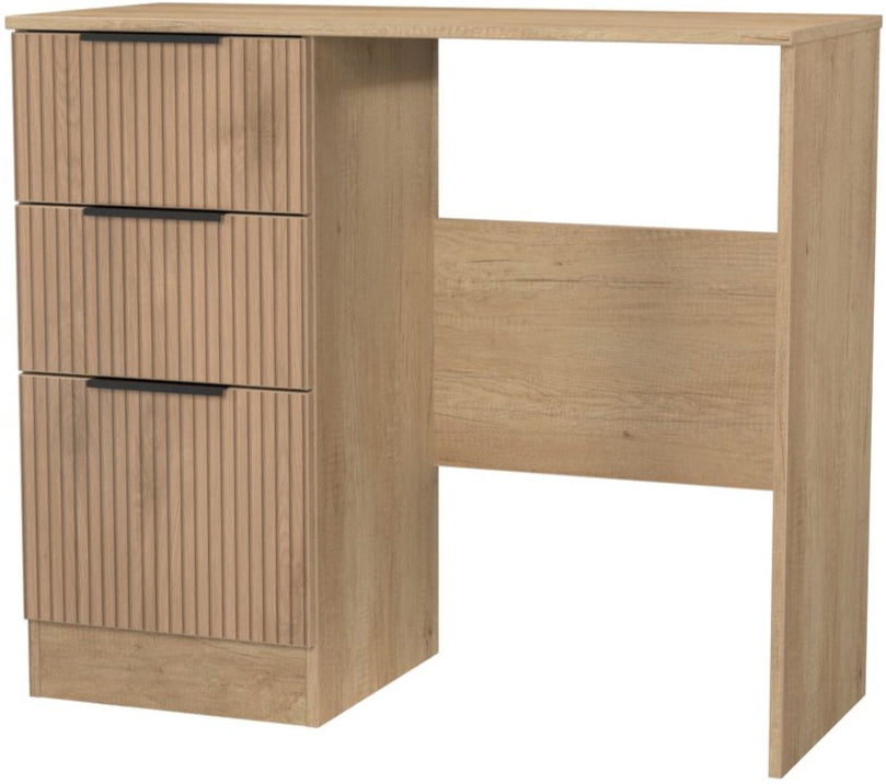 Java 3 Drawer Pedestal Vanity Dressing Table