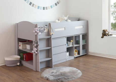 Billie Mid Sleeper Bed with Desk