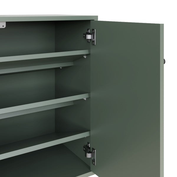 Garrucha Sage Green 2 Door Shoe Cabinet