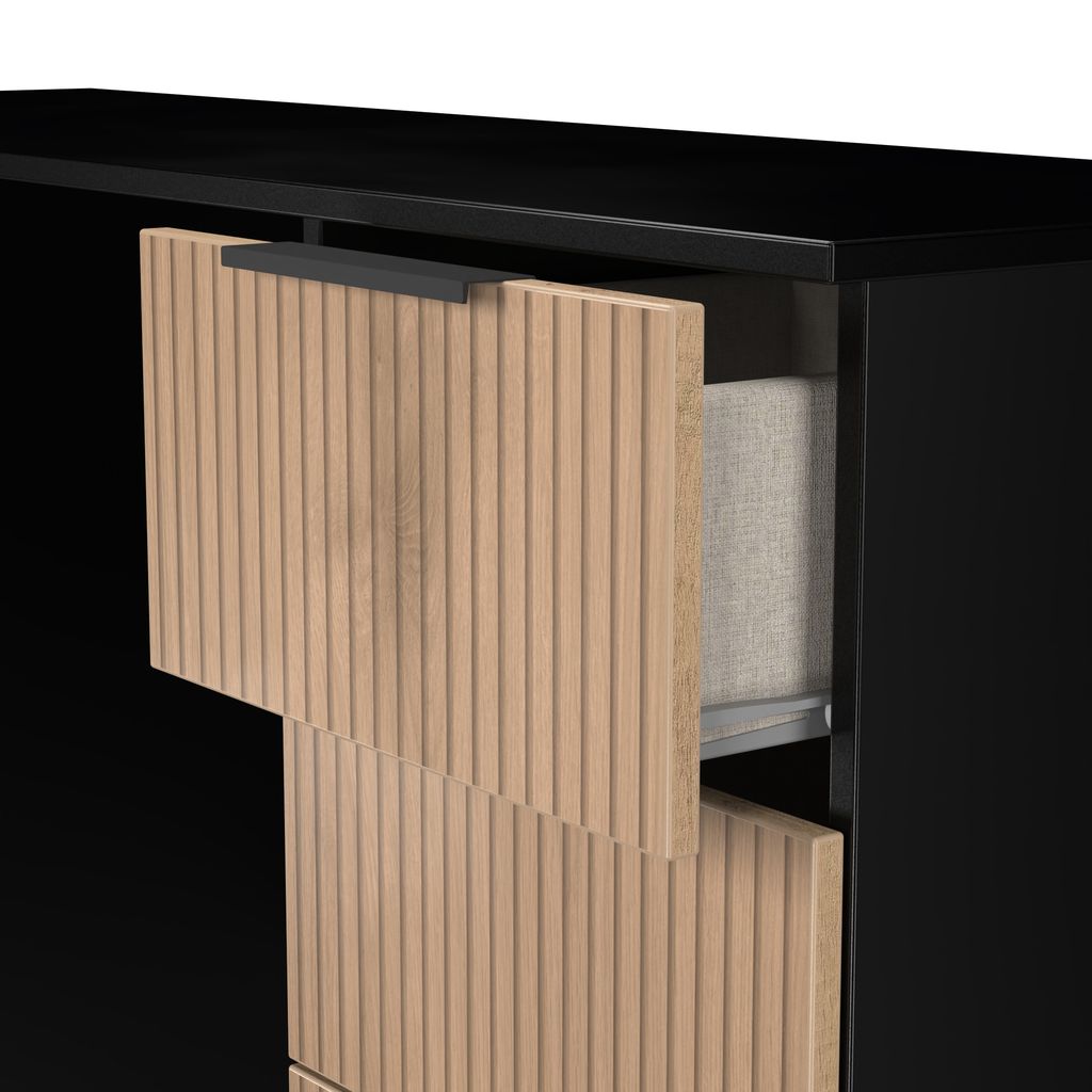 Java 6 Drawer Double Pedestal Desk