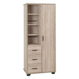 Oliver Open Wardrobe 3 Drawers 1 Door - Seconique
