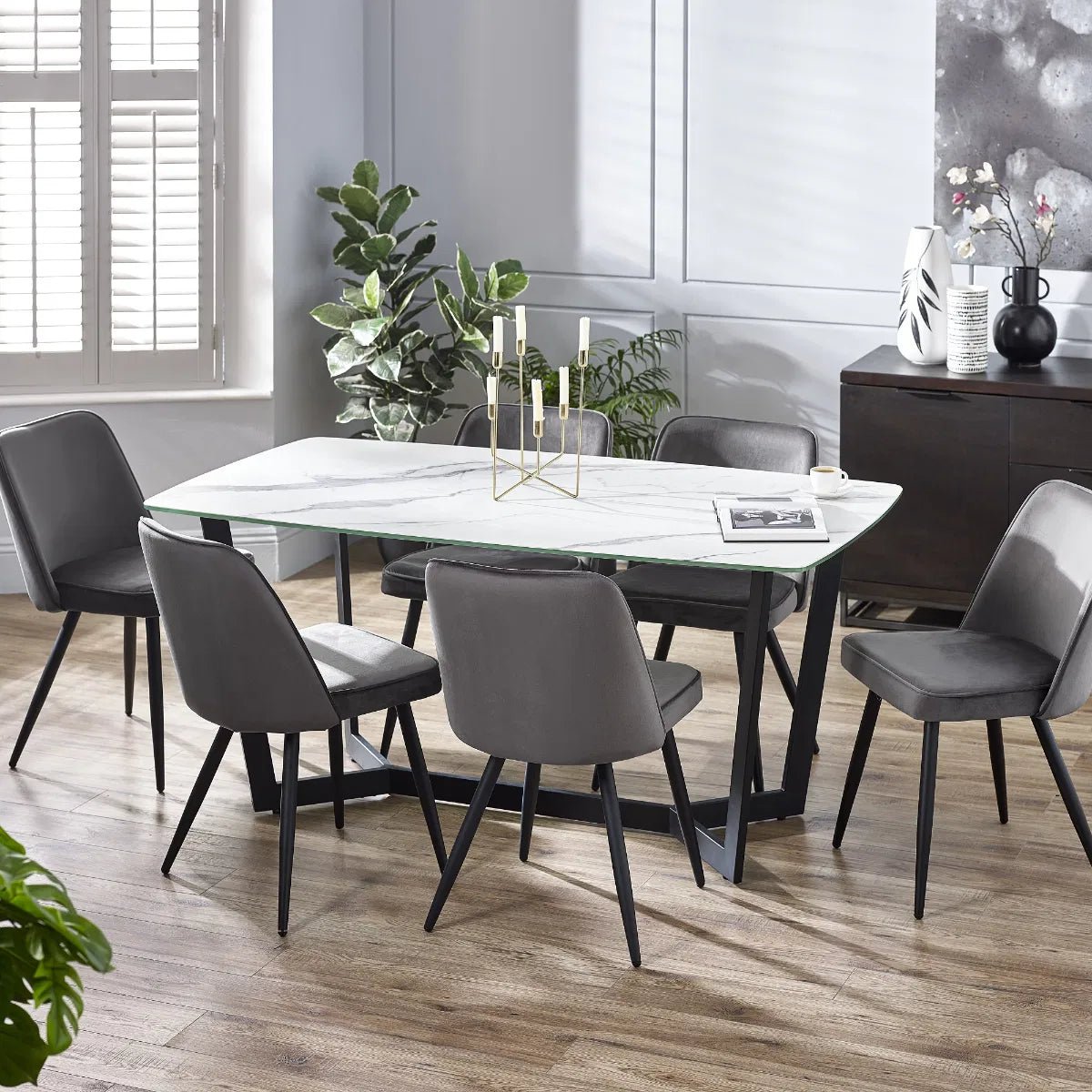 Olympus Dining Table - Julian Bowen