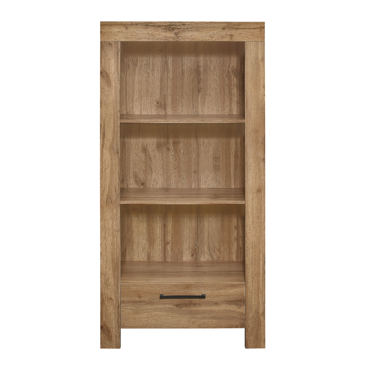 Compton Oak 1 Drawer Bookcase