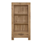 Compton Oak 1 Drawer Bookcase