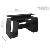 Onyx Gaming Computer Desk - Birlea