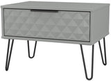 Harlequin 1 Drawer Midi Chest with Black Hairpin Legs