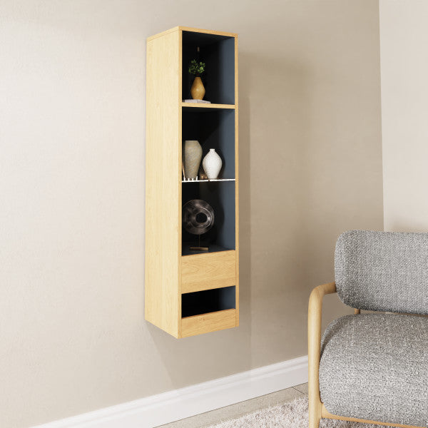 Leon Tall Shelf Unit with LED Lighting