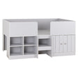 Orlando Low Sleeper Bed Frame with Storage - Seconique