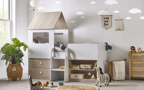 Orpheus Mid Sleeper Single House Bed - Julian Bowen