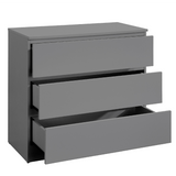 Oslo 3 Drawer Chest - Birlea