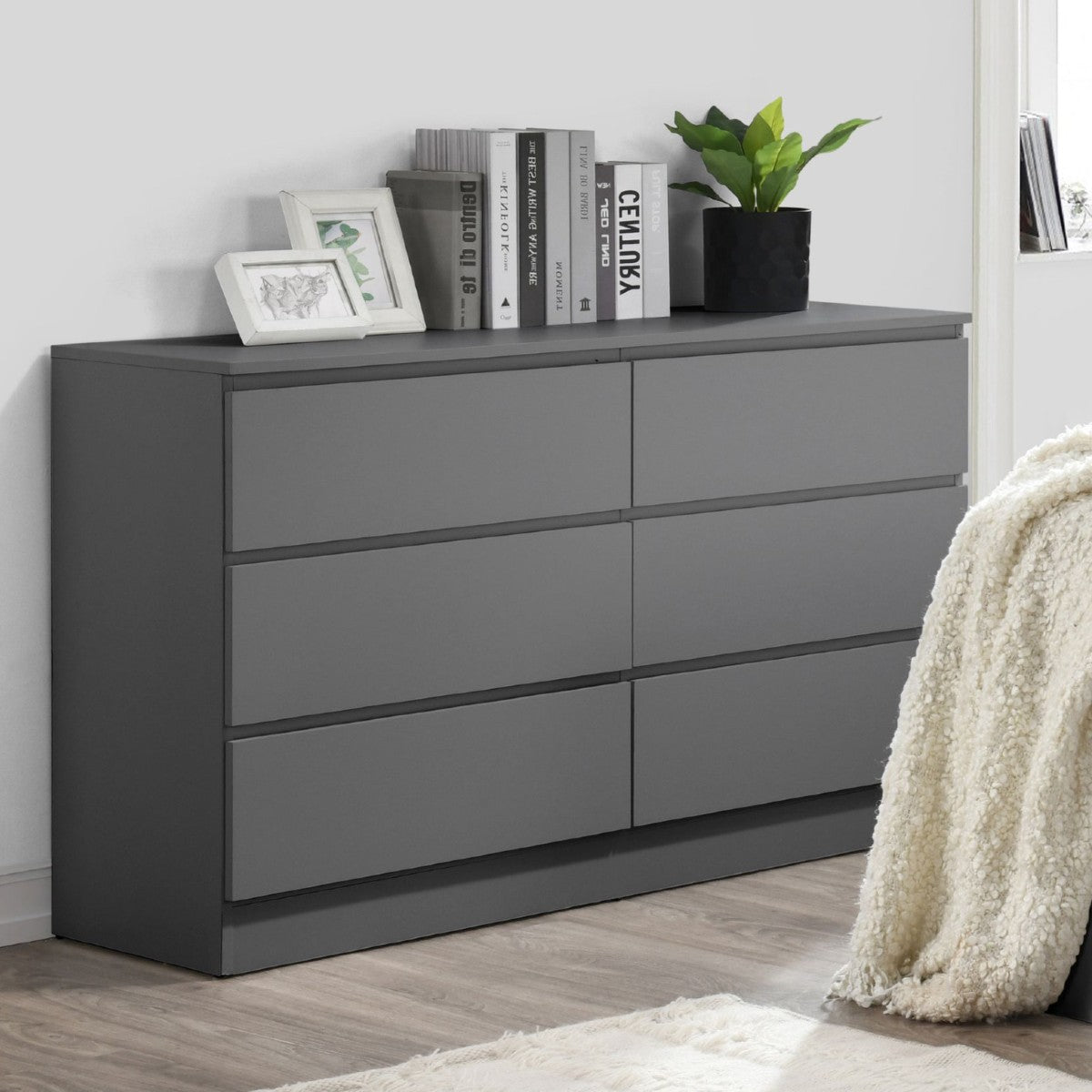 Oslo 6 Drawer Chest - Birlea