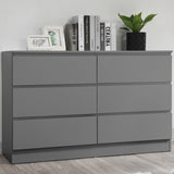 Oslo 6 Drawer Chest - Birlea