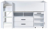 Otis 3ft Single Mid Sleeper with 2 Drawers - Julian Bowen