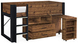 Otis 3ft Single Mid Sleeper with 2 Drawers - Julian Bowen