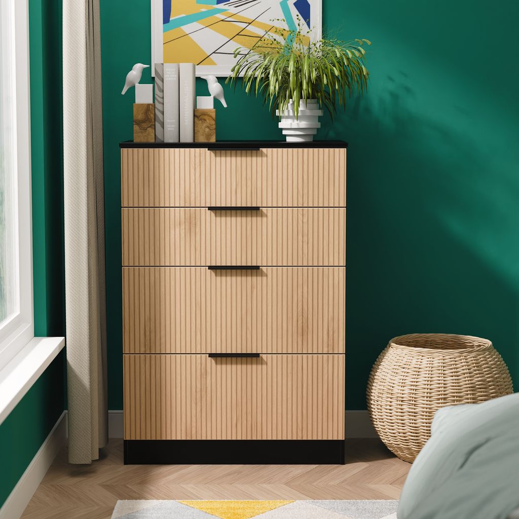 Java 4 Drawer Deep Chest