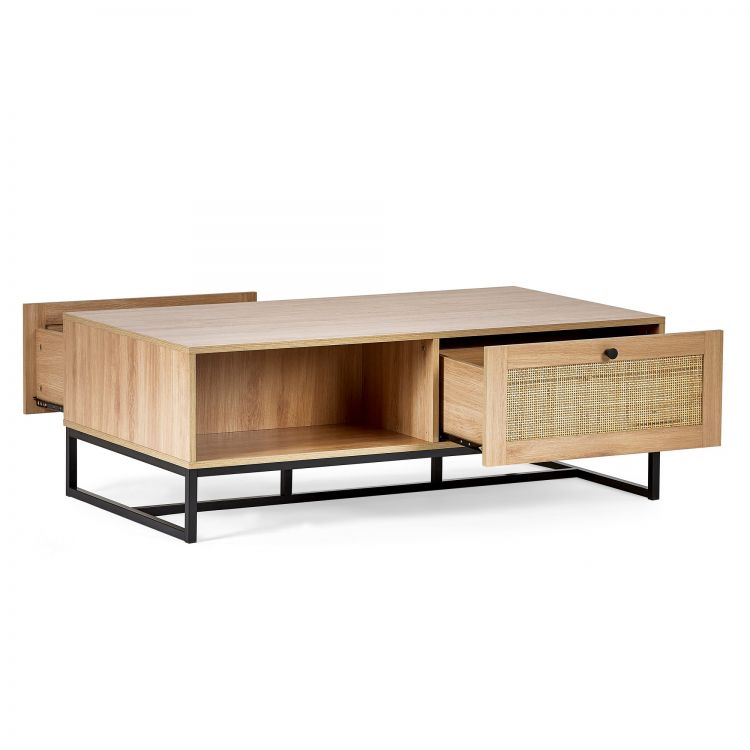 Padstow 2 Drawer Coffee Table - Julian Bowen
