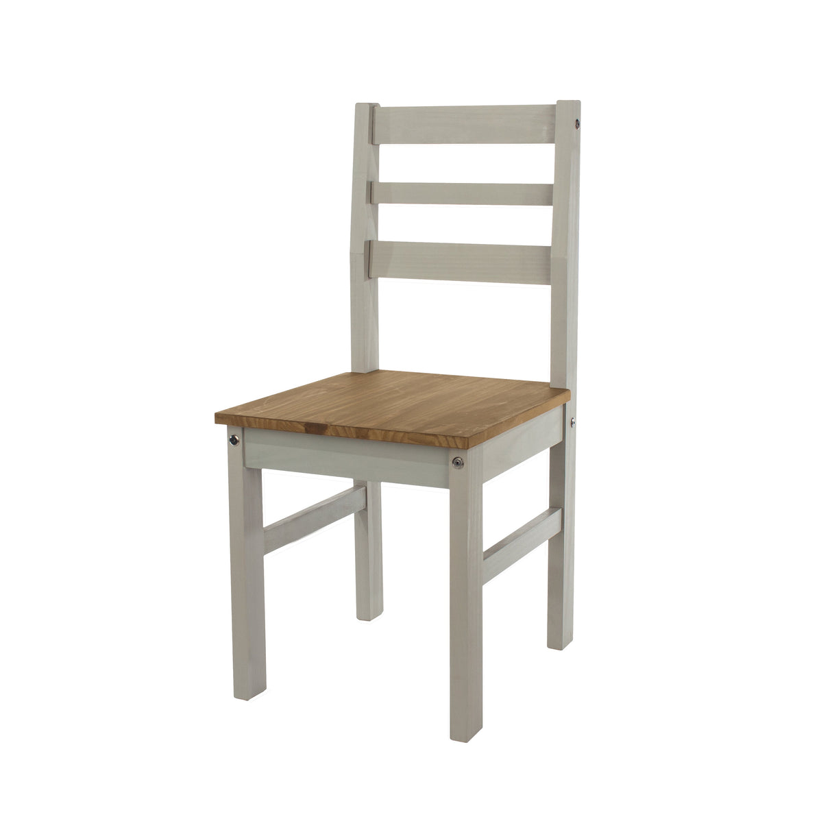 Pair of Corona Grey Linea Dining Chairs - Core Products