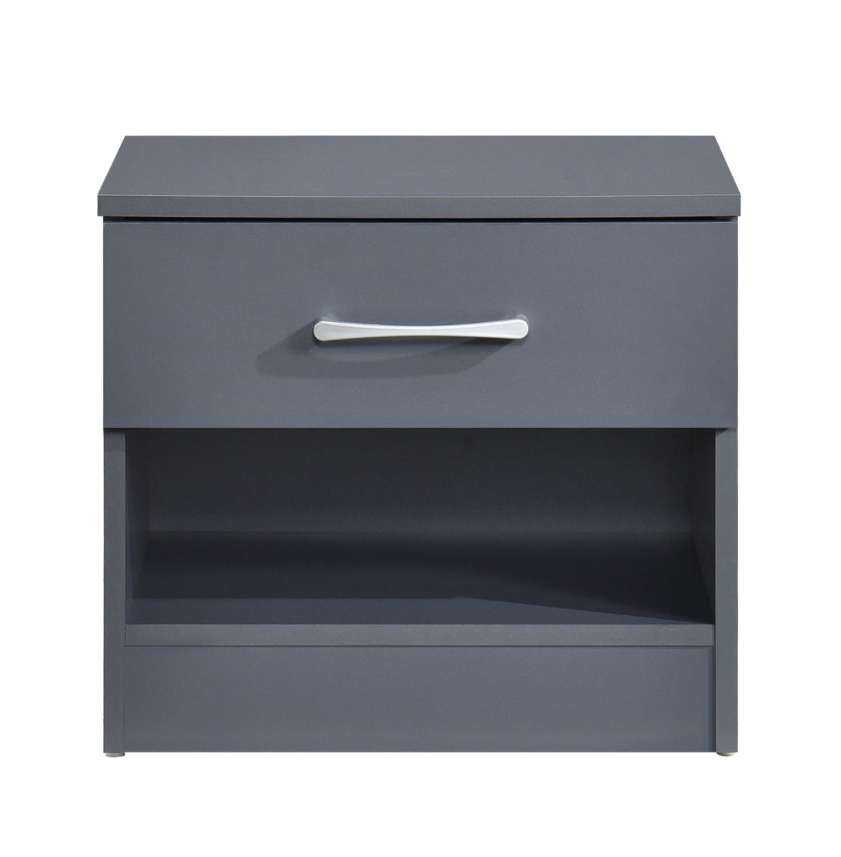 Pair of Highbury 1 Drawer Open Shelf Bedside Tables - Swish Furniture