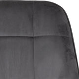 Pair of Lukas Velvet Dining Chairs - Seconique
