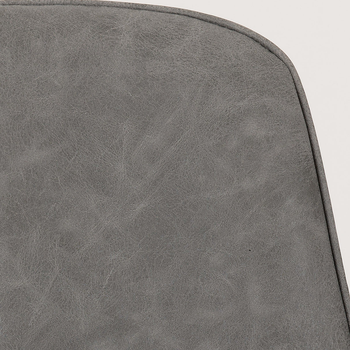 Pair of Quebec Faux Leather Stools - Seconique