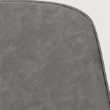 Pair of Quebec Faux Leather Stools - Seconique