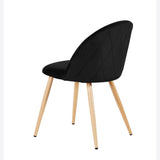 Pair of Venice Velvet Dining Chairs - LPD