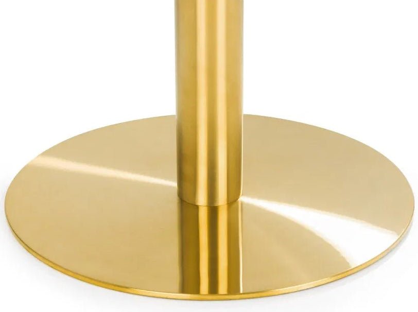 Palermo Marble Effect Round Pedestal Dining Table - Julian Bowen
