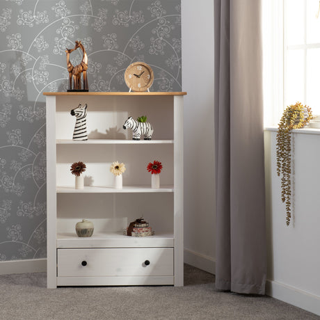 Panama 1 Drawer Bookcase - Seconique